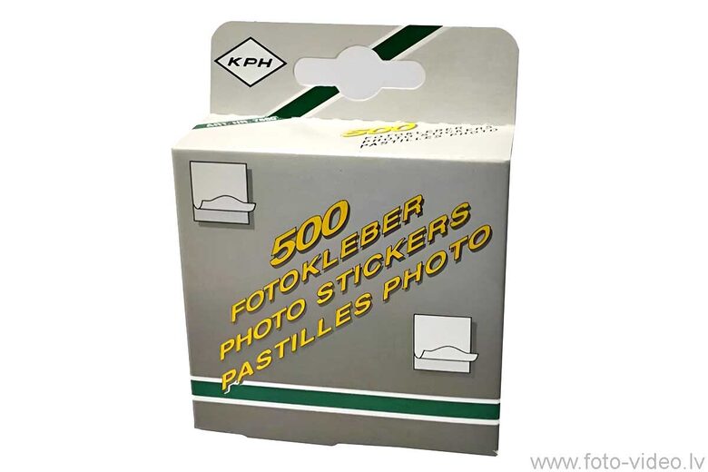 Foto abpusējās līmlapiņas fotogrāfiju piestiprināšanai (500 gab.).